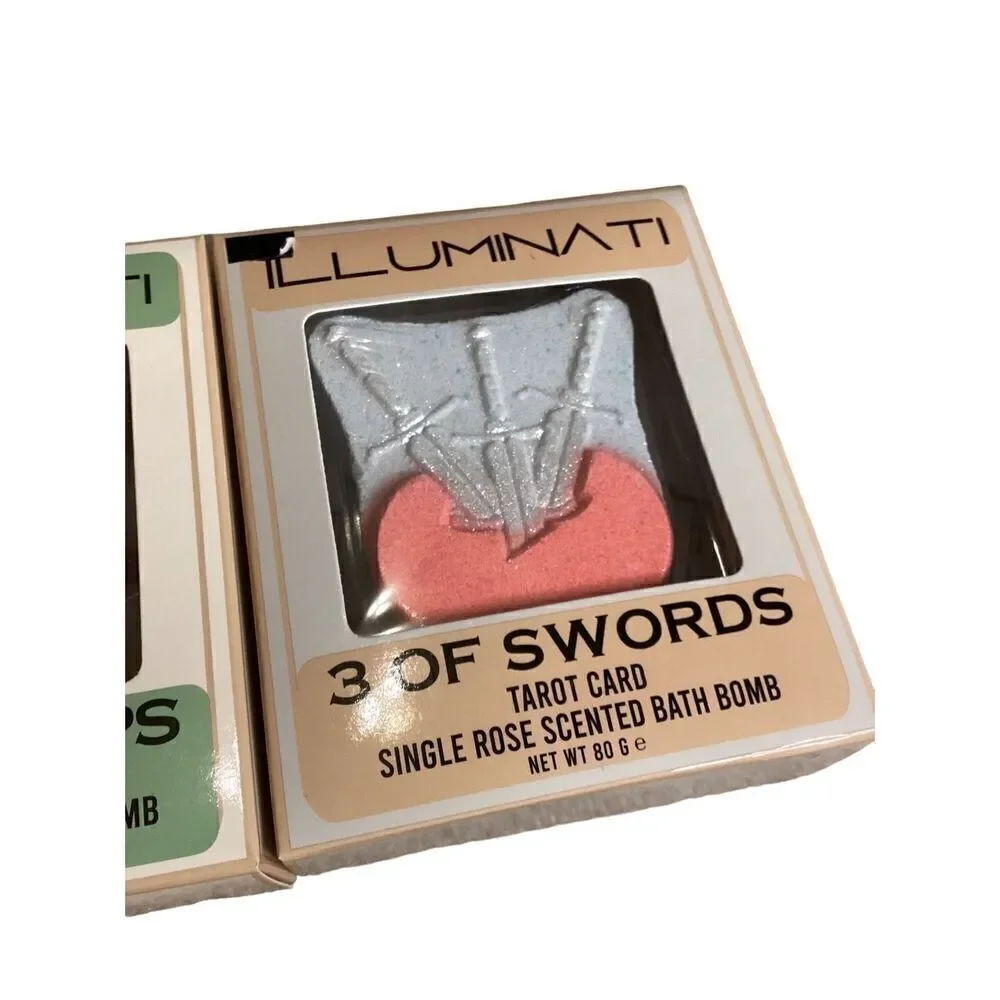 Nwt Lot Of 3 Tarot Card Bath Bombs Occult  Alternative Gift